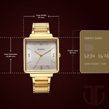 Titan Karishma Silver Dial Watch for Men