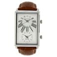 Titan Globe Trotter Anthracite Dual Time Leather Strap watch for Men
