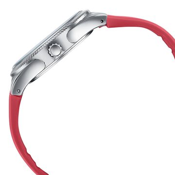 Poze By Sonata Quartz Analog Red Dial Red Silicone Strap Watch For Men