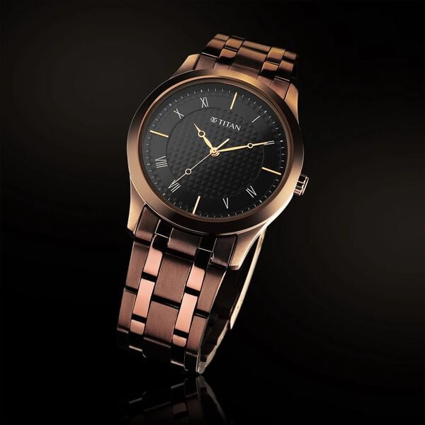 Titan Karishma Black Dial Watch for Men - image number 2