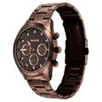 Sonata Multifunction Brown Dial Brown Metal Strap Watch For Men - image number 2