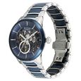 Titan Ceramic Fusion Automatic Blue Dial Silver Dual-Toned Stainless Steel Bracelet Watch for Men - image number 3
