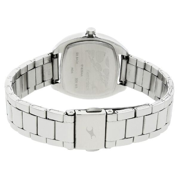 Fastrack Bare Basics Quartz Analog Blue Dial Stainless Steel Strap Watch for Girls - image number 3