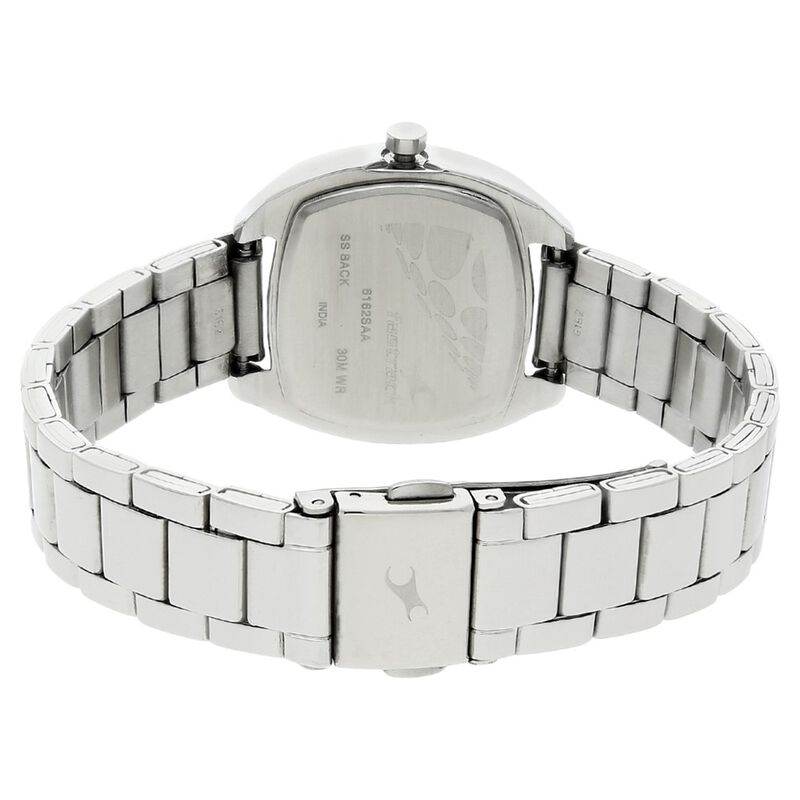 Fastrack Bare Basics Quartz Analog Blue Dial Stainless Steel Strap Watch for Girls - image number 3