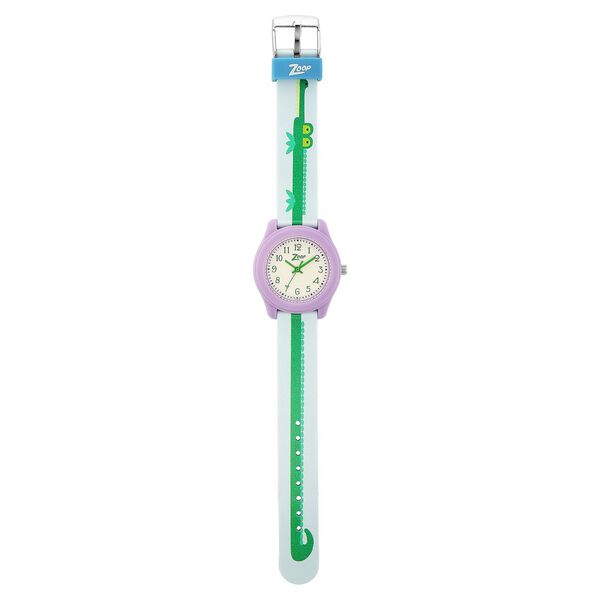 Zoop Analog Watch with White Dial & Two Toned Strap for Boys Girls Kids, from House of Titan - image number 1