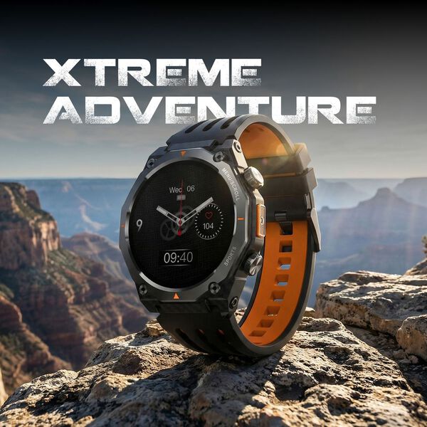 Fastrack Xtreme Adventure Smartwatch with 1.43" AMOLED Display, Dual Push Button, Dual Tone Strap, Multiple Menu Styles - image number 7