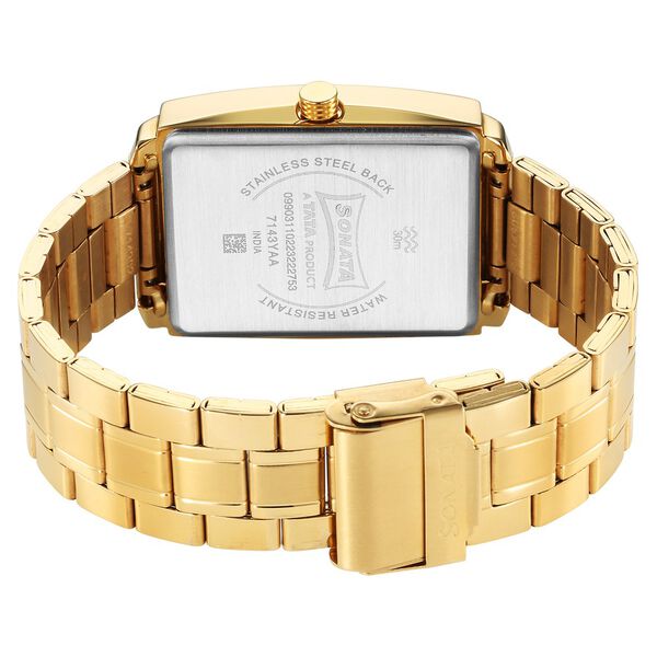 Sonata Utsav Brown Dial Watch for Men - image number 3