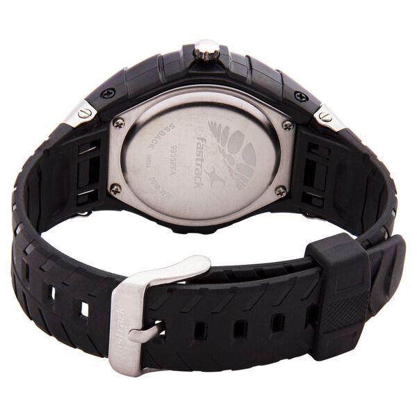 Fastrack Quartz Analog Silver Dial Plastic Strap Watch for Guys - image number 2