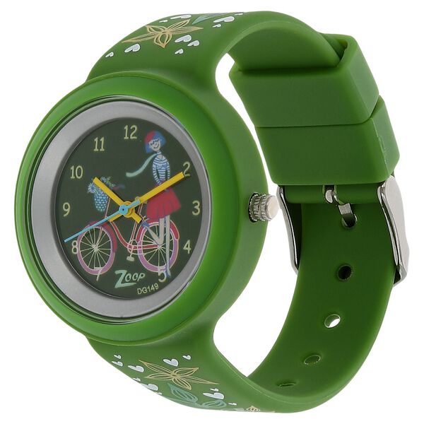 Zoop By Titan Quartz Analog Green Dial PU Strap Watch for Kids - image number 1