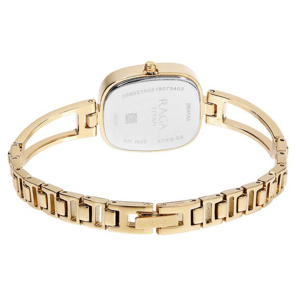 Titan Raga Viva Champagne Dial Analog with Date Metal Strap watch for Women - image number 4