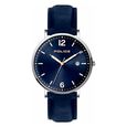 Police Quartz Analog Blue Dial Leather Strap Watch for Men - image number 0