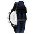 Tommy Hilfiger Quartz Chronograph Blue Dial Black Silicone Strap Watch For Men - image number 2