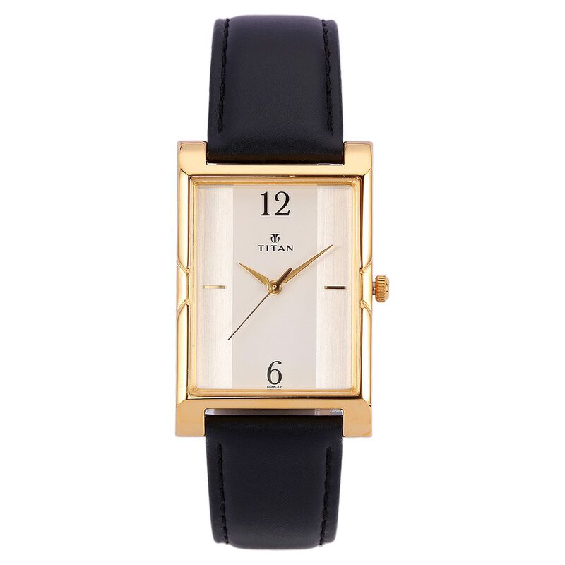 Titan Quartz Analog Silver Dial Watch for Men