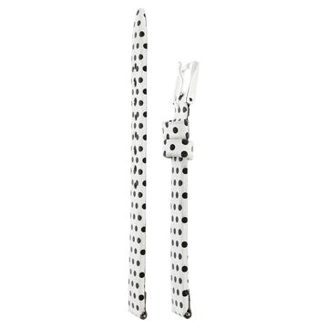14 mm White Genuine Leather Strap for Women