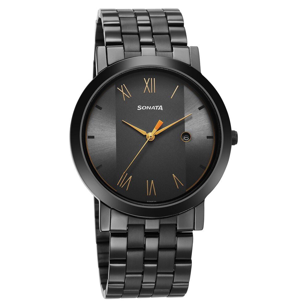 Sonata Quartz Analog with Date Utsav Grey Dial Watch for Men-picture-45