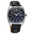 Titan Tonneau Analog with Date and Blue Dial Blue Leather Strap Watch for Men - image number 2