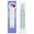 12 mm Blue Genuine Leather Strap for Women - image number 5