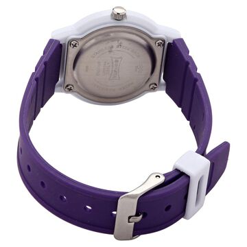 SF Quartz Analog Pink Dial Plastic Strap Watch for Women