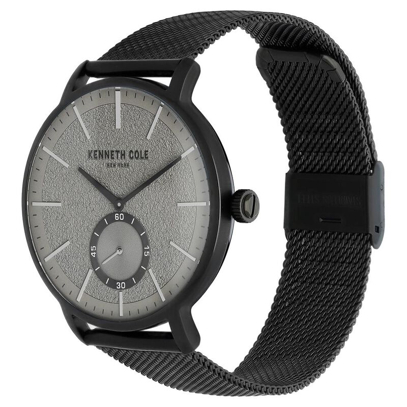 Kenneth Cole Quartz Analog Grey Dial Stainless Steel Strap Watch for Men - image number 2