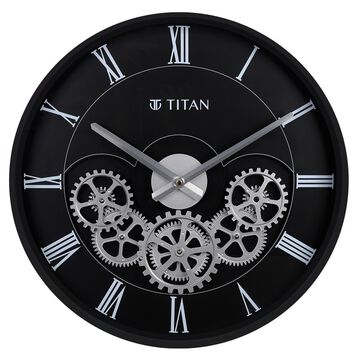 Titan Clocks - Gears of Time - Black