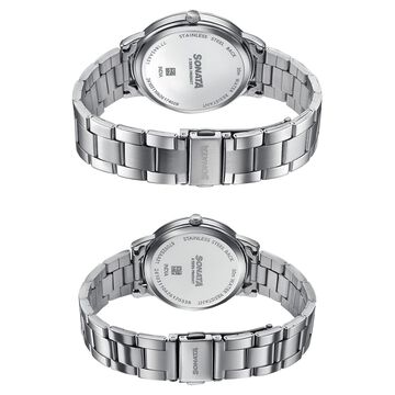 Sonata Soulmates Forest Green Dial Couple Watch