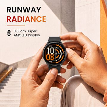 Fastrack Smart Revoltt XR1 Pro Smartwatch with 3.63 cm AMOLED Display BT Calling & Health Tracking