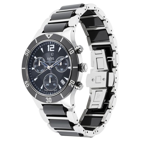 Xylys Swiss Analog Stainless Steel Black Dial Watch for Men - image number 2