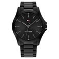 Tommy Hilfiger Quartz Analog Black Dial Black Stainless Steel Strap Watch For Men - image number 0