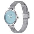 Sonata Wedding Quartz Analog Blue Dial Stainless Steel Strap Watch For Women - image number 2