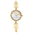Titan Nebula 18k Gold Analog with Diamond Studded Indices Watch for Women - image number 1