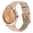 Titan Sparkle Pink Dial Analog with Date Leather Strap watch for Women - image number 2