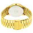 Titan Quartz Analog with Day and Date Golden Dial Stainless Steel Strap Watch for Men - image number 3