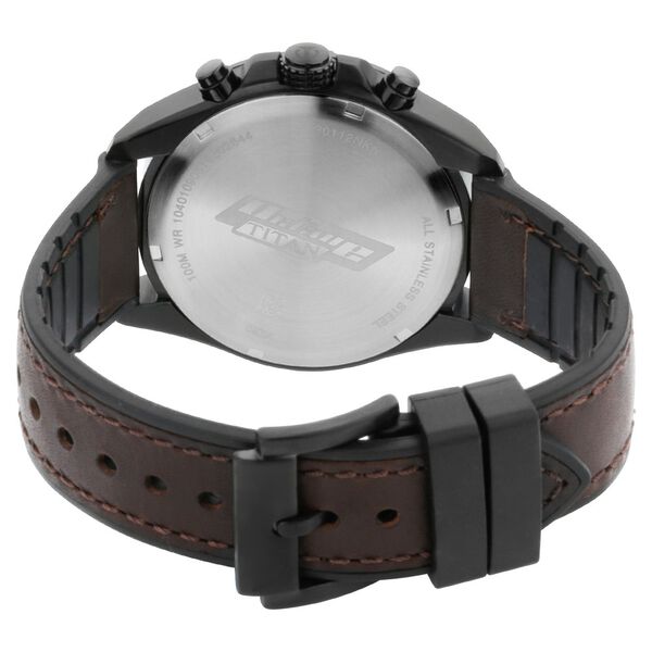 Titan Octane Hyper Lume Blue Dial Chronograph Leather Strap watch for Men - image number 4
