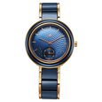 Fastrack Oceanyx - Ceramic Quartz Analog Blue Dial Two Toned Strap Watch For Girls - image number 0