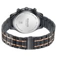 Sonata Wedding Edit Quartz Multifunction Black Dial Stainless Steel Strap Watch For Men - image number 5