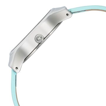 Fastrack Snob X Blue Dial Leather Strap Watch for Girls