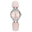 Vyb Muse By Fastrack Quartz Analog Pink Dial Silver PU Leather & Metal Strap Watch For Girls - image number 0
