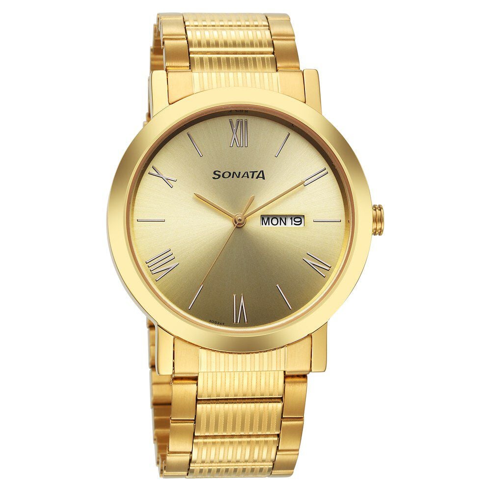 Sonata day date watches on sale