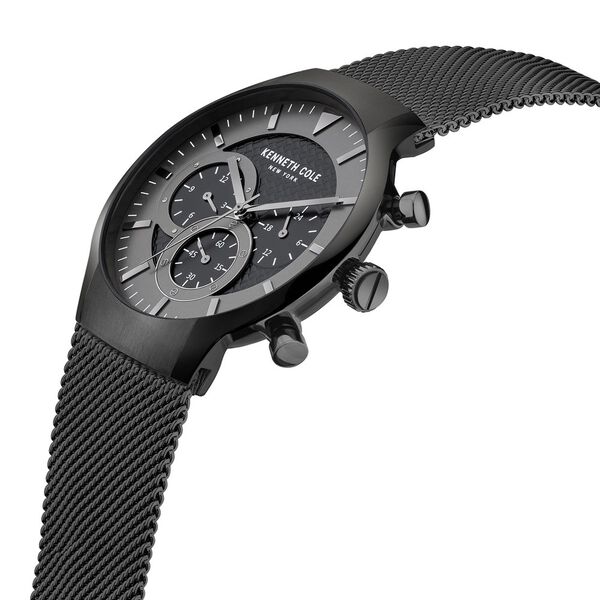 Kenneth Cole Grey Dial Stainless Steel Strap Watch For Men - image number 1