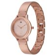 Tommy Hilfiger Quartz Analog Rose Gold Dial Metal Strap Watch for Women - image number 2