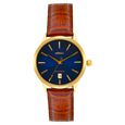 Titan Nebula Abhiyant 18k Gold Hand-Wound Mechanical Analog with Exhibition Caseback Leather Strap Watch for Men - image number 0