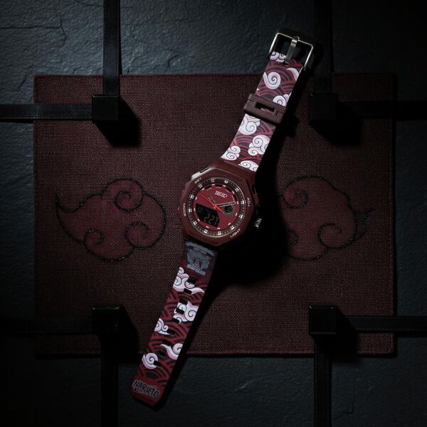 Zoop Naruto Ana-Digi Watch with Maroon Case and Maroon and Maroon Multi Color Strap for Kids and Anime lovers, By Titan - image number 3