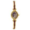 Titan Quartz Analog Champagne Dial Metal Strap Watch for Women