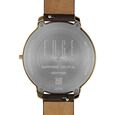 Edge Velora Quartz Analog Brown Dial Two Toned Leather Strap Watch For Women - image number 6