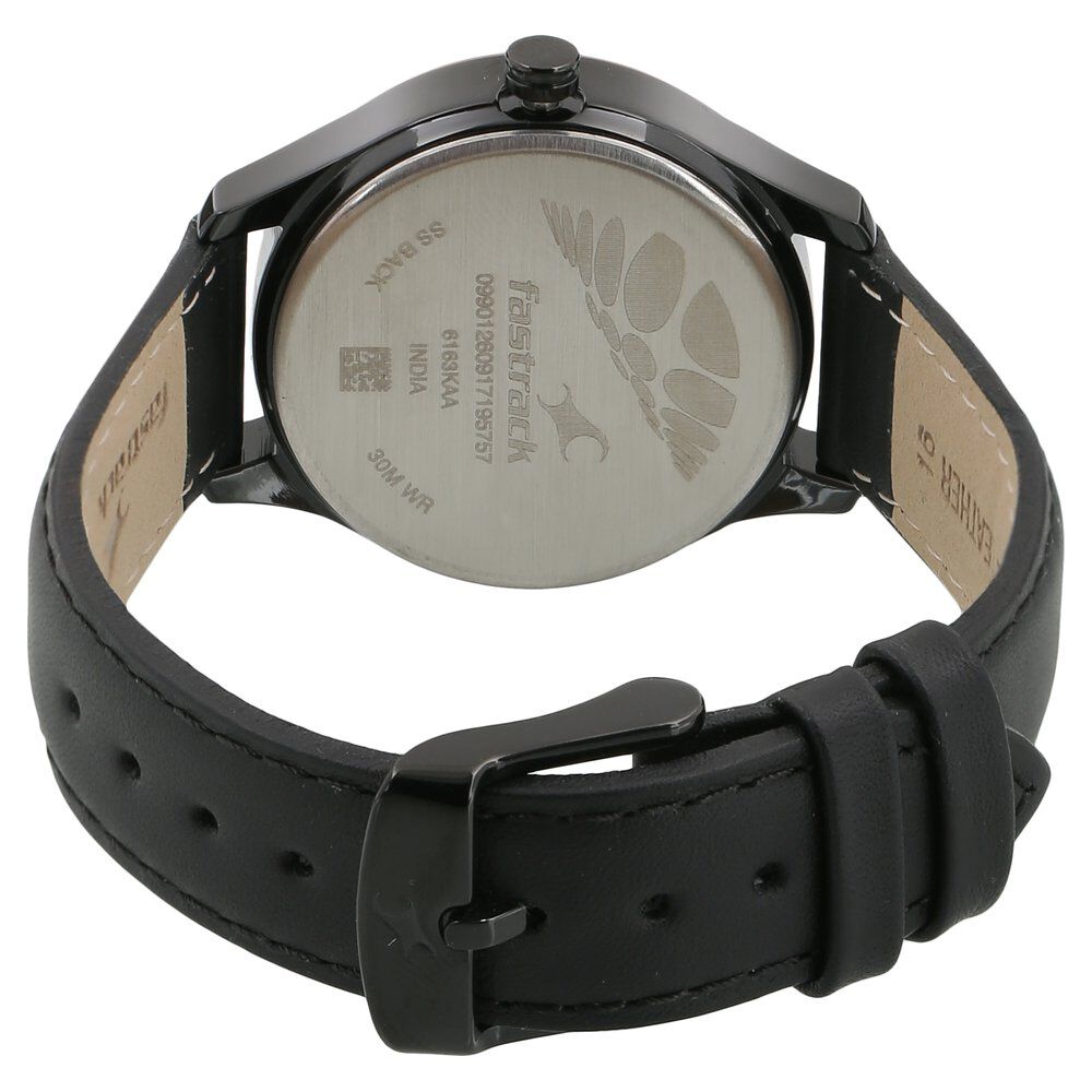 Buy Online Fastrack All Nighters Quartz Multifunction Bicolour Dial Leather Strap Watch for Girls nn6163kl02 Titan