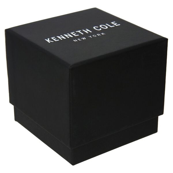 Kenneth Cole Quartz Multifunction Silver Dial Leather Strap Watch for Men - image number 5