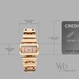 Vyb Siren By Fastrack Quartz Analog Rose Gold Dial Rose Gold Metal Strap Watch For Girls - image number 3