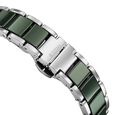 Titan Edge Melange Quartz Analog Green Dial Green Steel & Ceramic Strap Watch For Women - image number 4