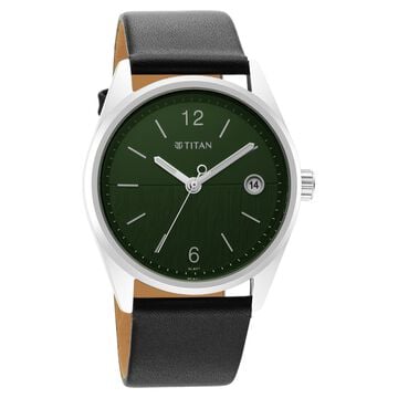 Neo Green Dial Analog with Date Watch for Men