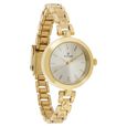Titan Quartz Analog Champagne Dial Golden Stainless Steel Strap Watch For Women - image number 1